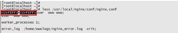 UTF-8 BOM导致nginx启动失败