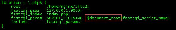 nginx配置$document_root变量