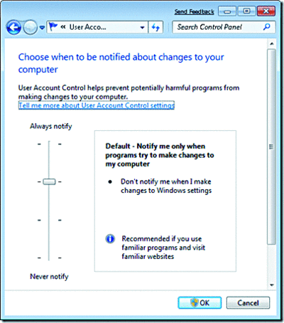 深入了解 Windows 7 用户帐户控制