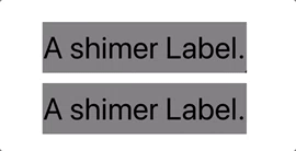 A Shimmer Label