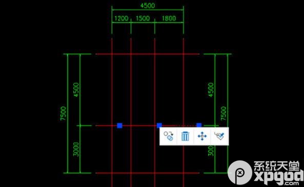 CAD迷你家装如何快速画轴线 绘制室内平面图的方法