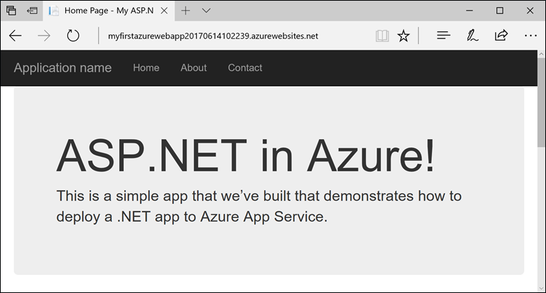 Azure Ӧ÷е ASP.NET Web Ӧ